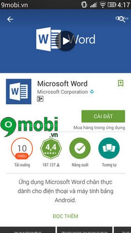 soan thao van ban word cho android