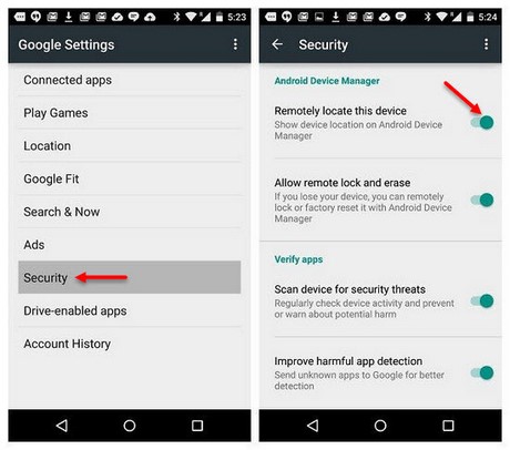 Cách định vị thiết bị android đơn giản nhất cách kích hoạt định vị thiết bị android