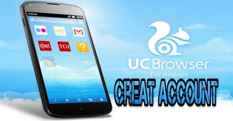UC Browser - tạo tài khoản người dùng