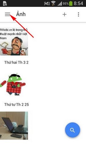 sao luu anh len Google Photos