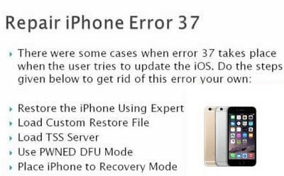 iphone loi 37 khi restore, cach khac phuc loi 37 khi restore iphone 