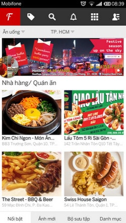 Ứng dụng tìm địa điểm ăn uống trên Android ung dung tim dia diem an uong tren android