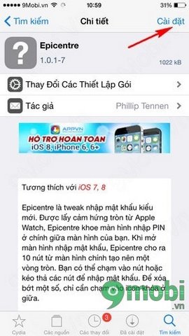 xep mat khau iPhone 6 theo hinh tron