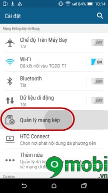 Cách chuyển mạng 2G thành 3G trên HTC