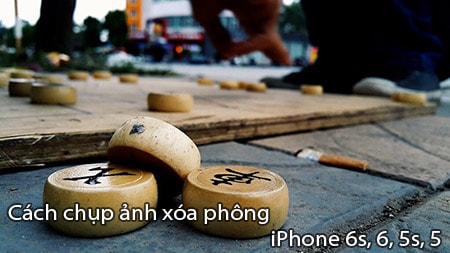 chup anh xoa phone tren iPhone