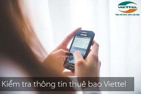 kiem tra thong tin thue bao viettel