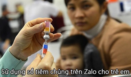 Use the same amount of money on Zalo for children