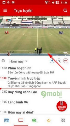 xem aff cup tren Android
