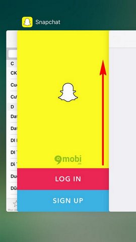 snapchat bi treo tren iPhone