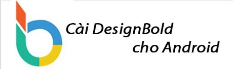 cai DesignBold trên điện thoại Android