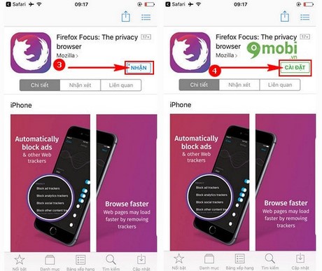 huong dan cai firefox focus tren ipad