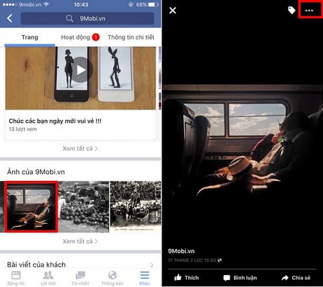 xoa anh tren facebook