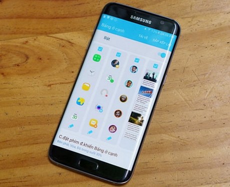 Thêm tiện ích vào màn hình cong Edge UX Galaxy S7 Edge