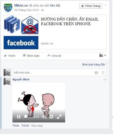 cach binh luan bang video tren facebok