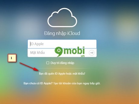 huong dan lay lai mat khau icloud tren may tinh