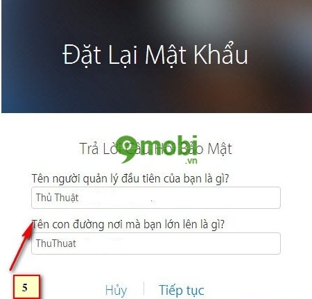 huong dan lay lai mat khau icloud tren may tinh