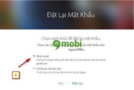 huong dan lay lai mat khau icloud tren may tinh