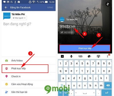 phat video facebok truc tiep tren asus