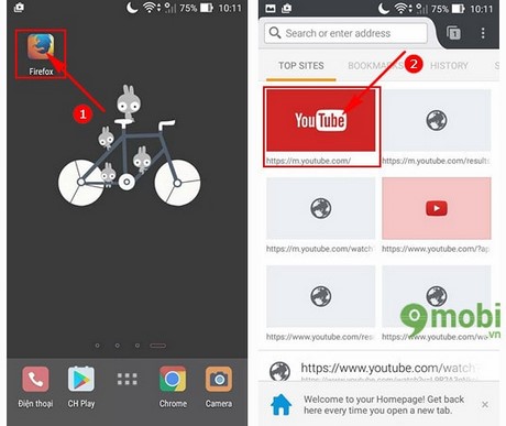 nghe nhac youtube android tat man hinh