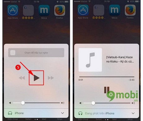 cach nghe nhac youtube khi tat man hinh iphone
