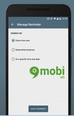Cách lưu thông báo trên Android và thiết lập lịch nhắc nhở