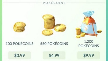 cach nhan tien xu coins trong pokemon go