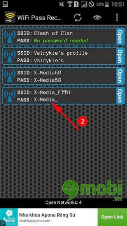 xem mat khau wifi tren samsung galaxy j5 j7