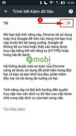 trinh tiet kiem du lieu 3G cho Android