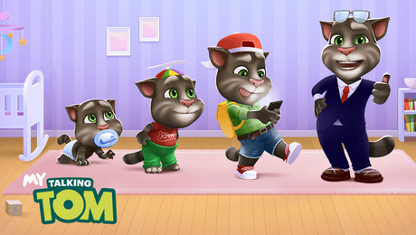 cach thay do cho meo trong my talking tom
