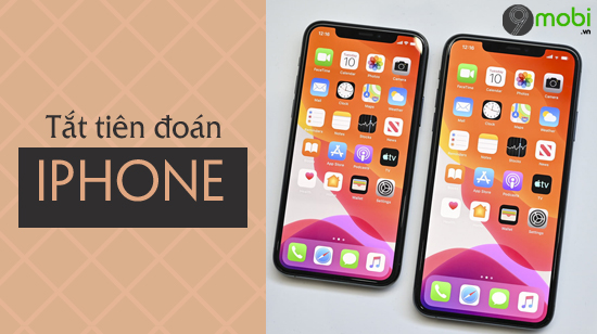 tat tien doan tren iphone