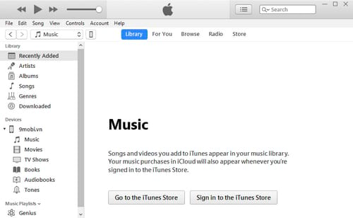 Cách copy, sao chép nhạc vào iPhone bằng Itunes 12.7