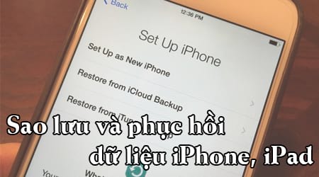 sao luu iphone