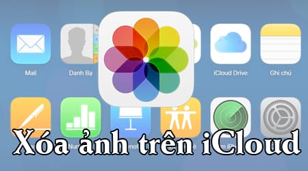 xoa anh icloud