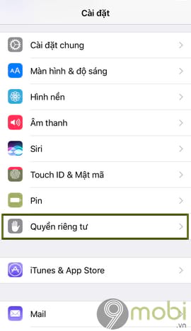 kich hoat tinh nang dinh vi chup anh tren iphone