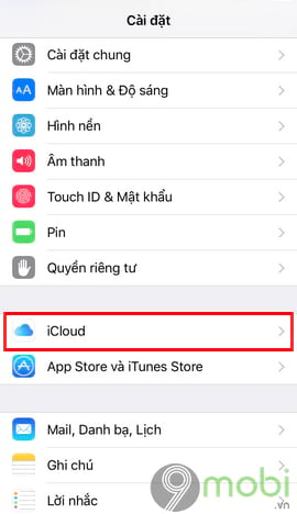 khoi phuc sao luu icloud