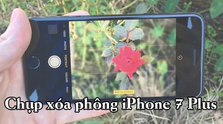 iPhone 7 Plus không chụp xóa phông được