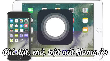 bat nut home ao tren iphone