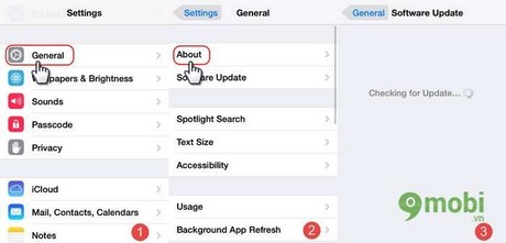 huong dan nang cap ios 8 cho iphone ipad