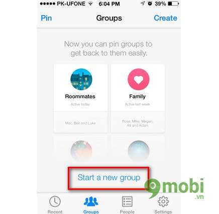 iOS - Chat nhóm trên Facebook với iPhone 6 plus, 6, ip 5s, 5, 4s, 4