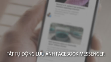 tat du dong luu anh Facebook messenger