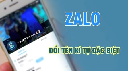 cach doi ten zalo ki tu dac biet