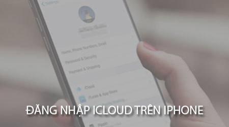 dang nhap iCloud