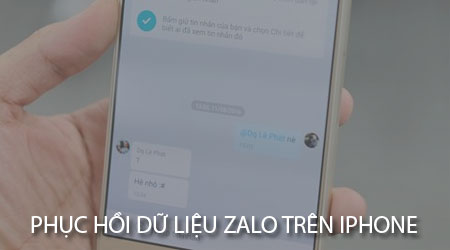 phuc hoi du lieu Zalo