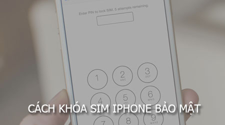 khoa sim iPHone