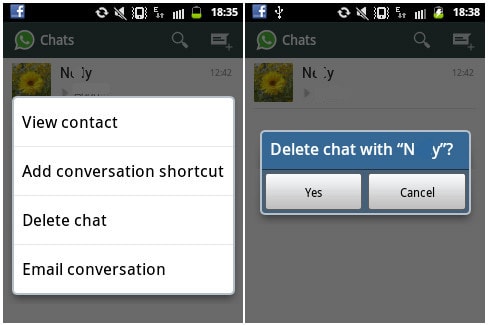 Thủ thuật khôi phục lại tin nhắn đã xóa trên WhatsApp