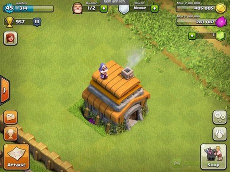cach chien dau trong clash of clans