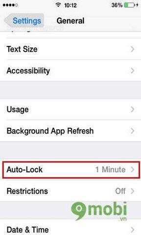 cài đặt tự động khóa iphone cai dat tu dong khoa iphone