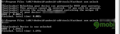 Hướng dẫn Unlock Bootloader cho Motorola Moto E