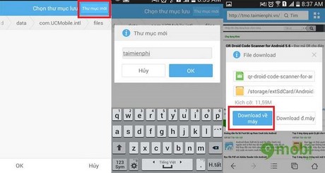 lấy file tải về của Uc Browser lay file tai ve cua uc browser