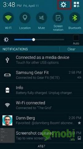 Samsung Galaxy S5 - Cách phát Wifi trên S5